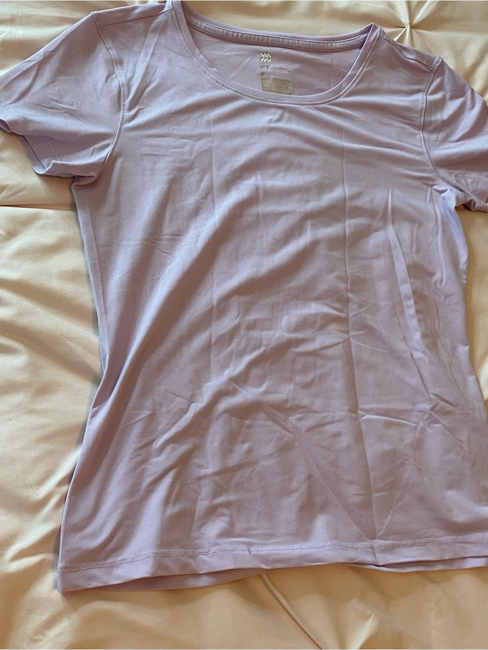 all in motion Pale Lavender Scoop Neck Active Tee